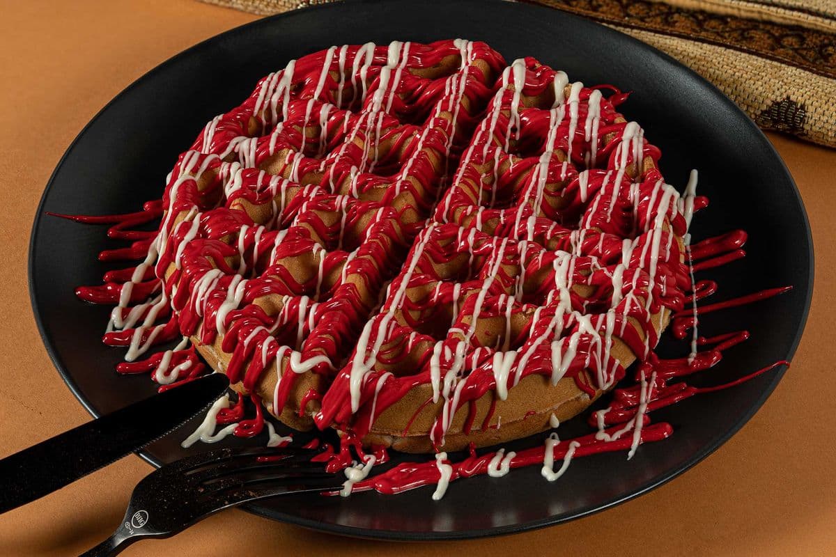Red Velvet waffle