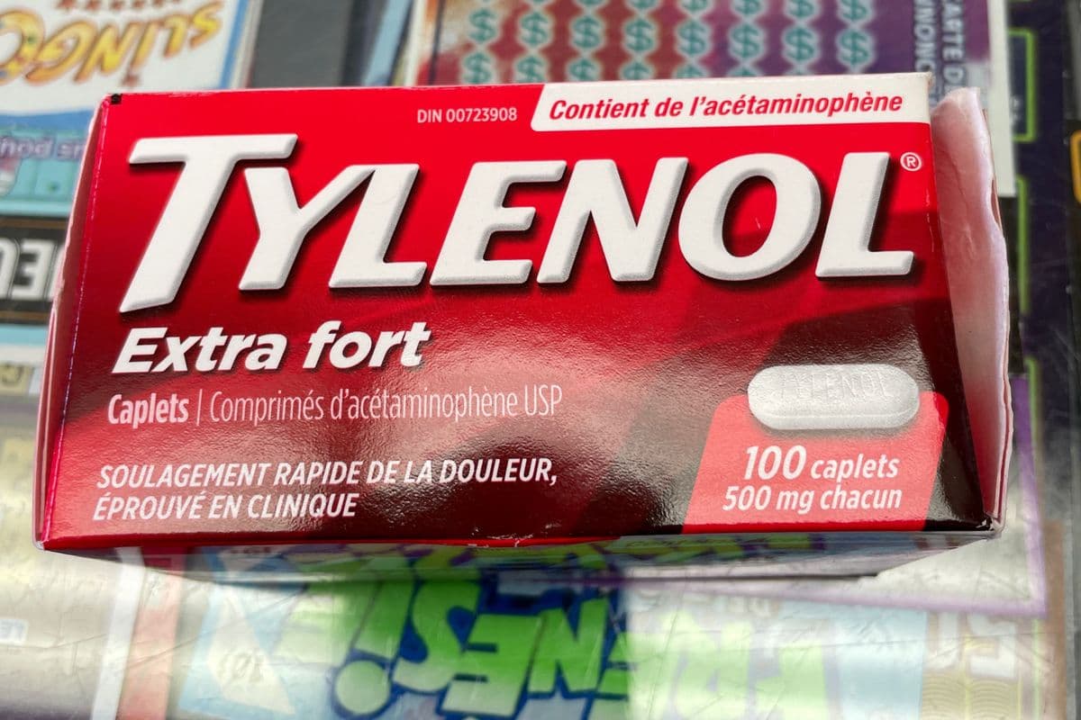 Tylenol extra fort boîte 100 caplets