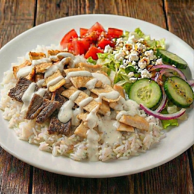 Mixed (Chicken & Beef) Shawarma Plate