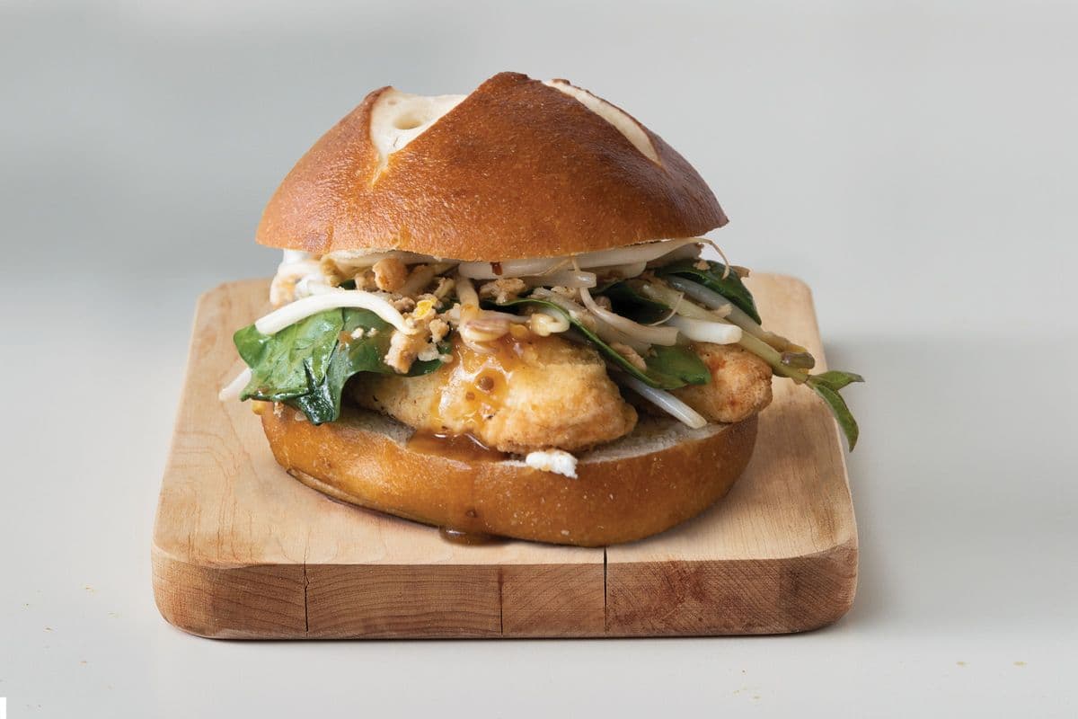 Trio sandwich poulet thaï / Thai Chicken Sandwich Trio