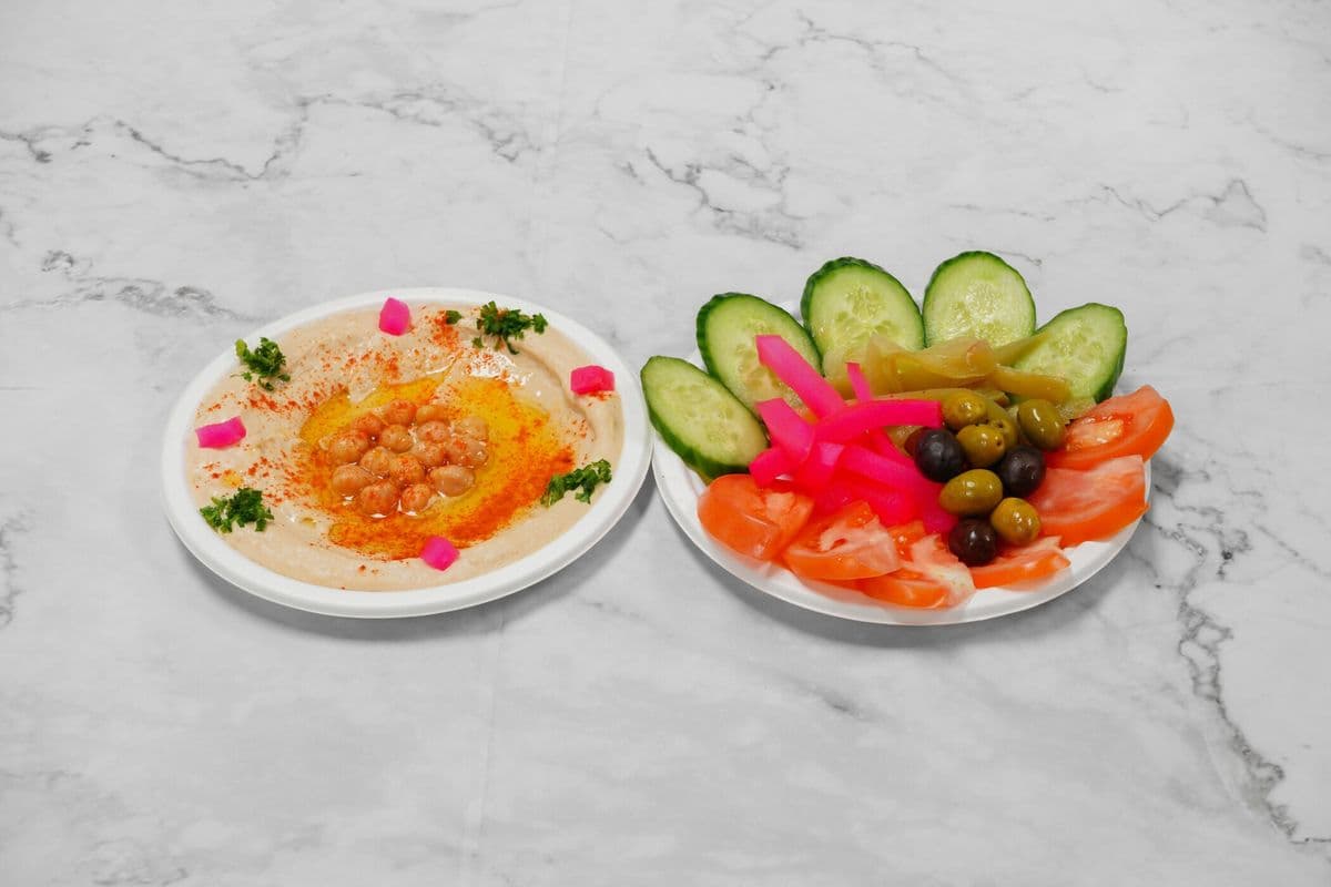 Hummus Breakfast Platter