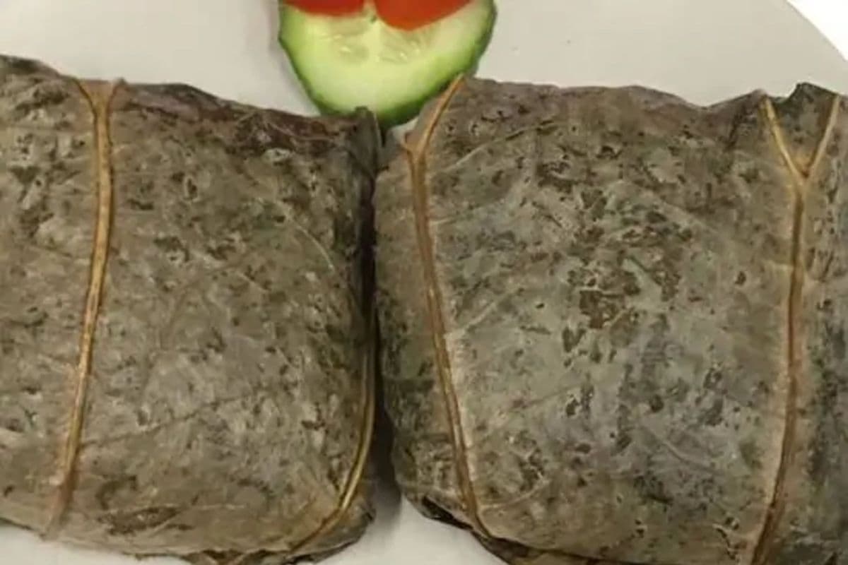 Pork Steamed Sticky Rice in Lotus Leaf