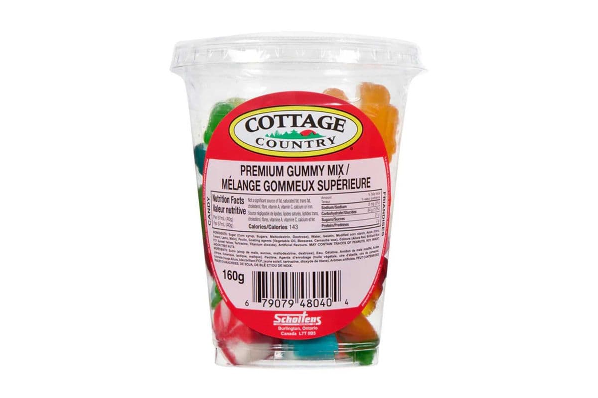 Cottage Country Premium Gummy Mix Cup 160g