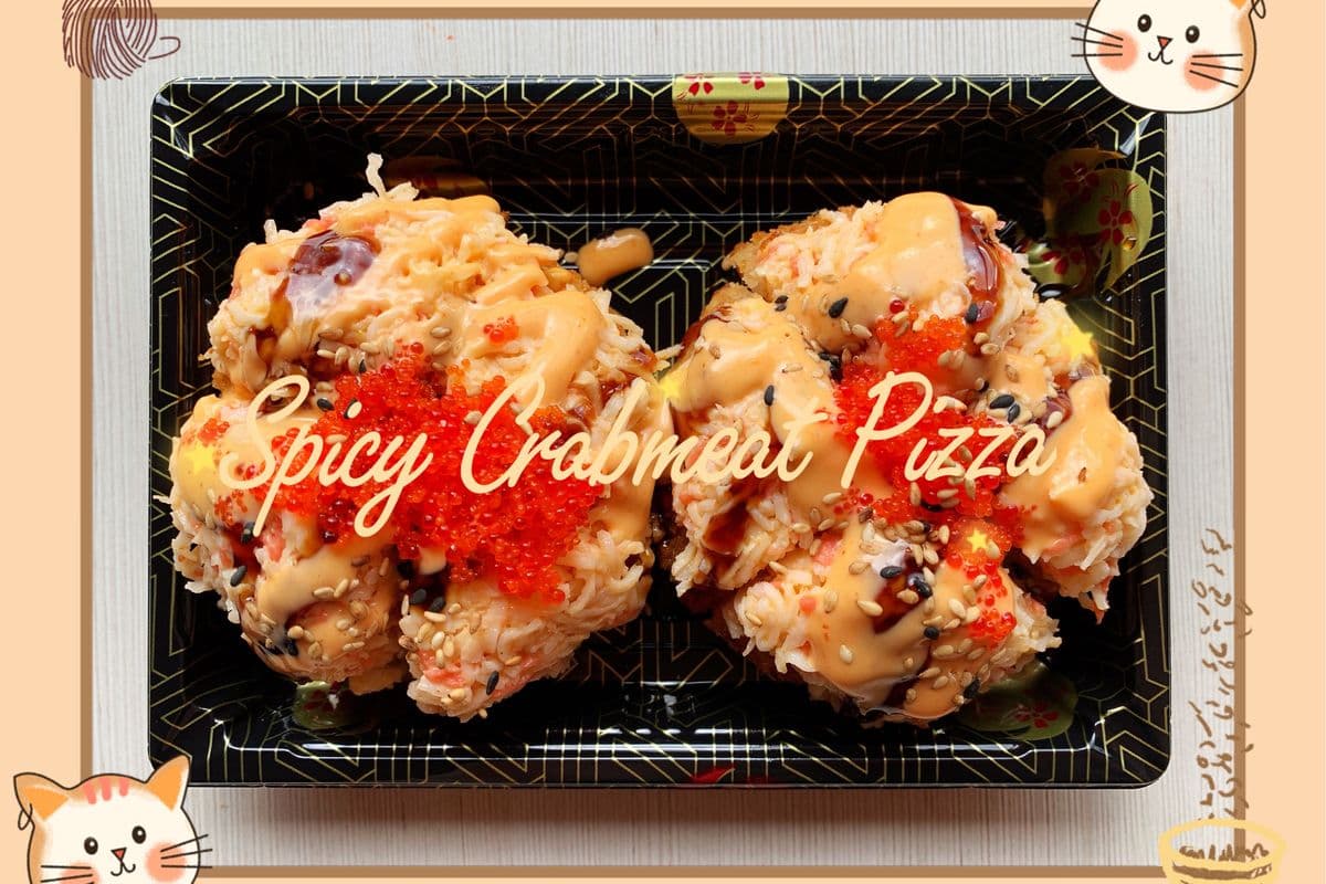 114. Spicy Crab Meat Pizza (2pcs)