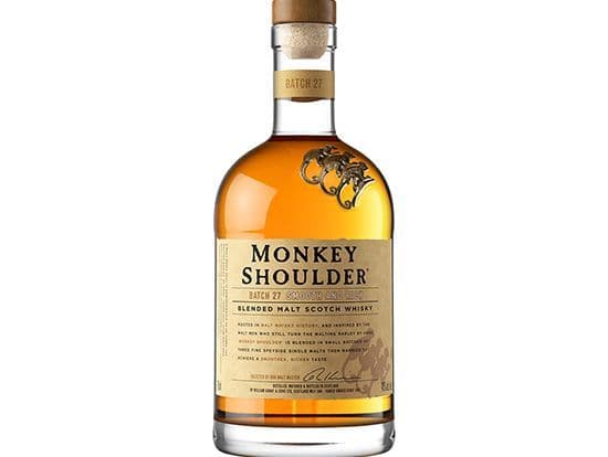 Monkey Shoulder Blended Single Malt, 750mL blended scotch whiskey (43.0% ABV)