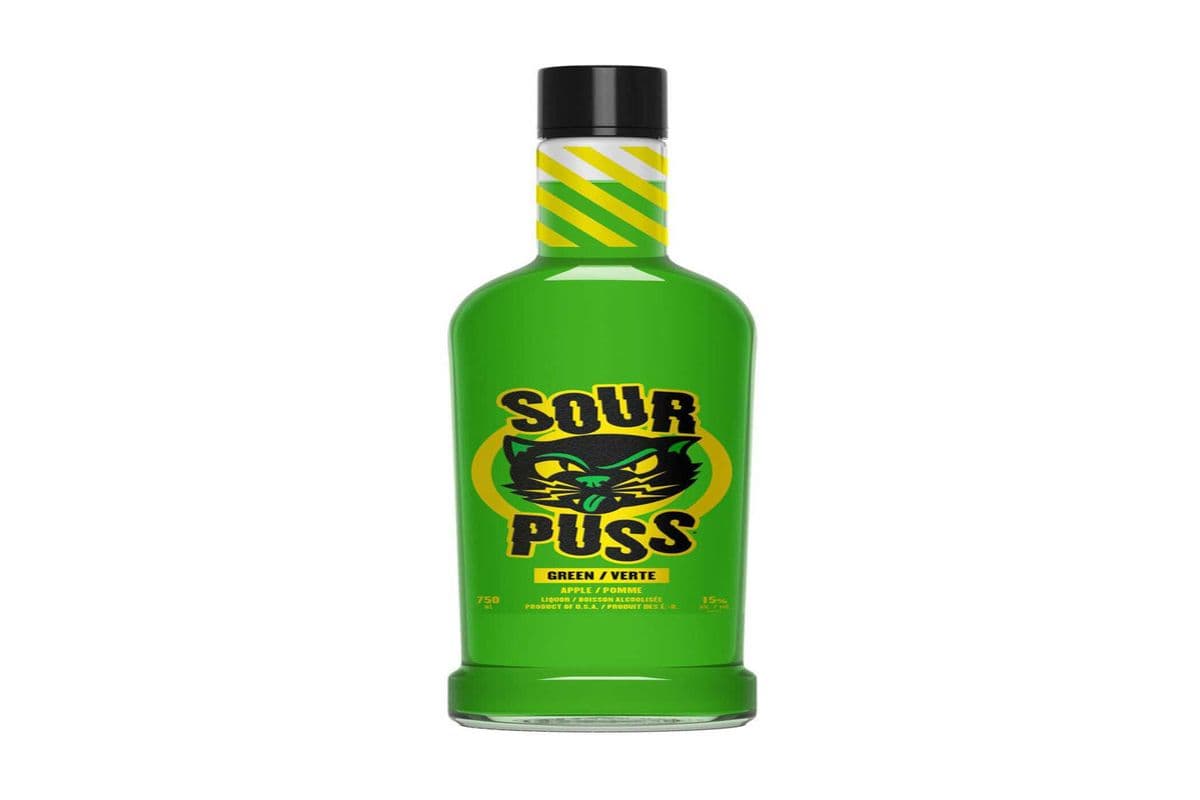 SOUR PUSS - SOUR APPLE 750ML (1 x 750ML)