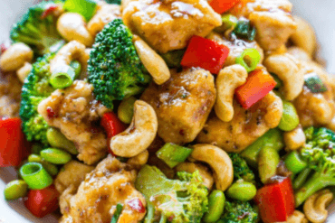 41. Diced Chicken with Almonds or Cashew Nuts