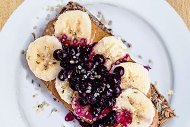 Almond Banana Toast