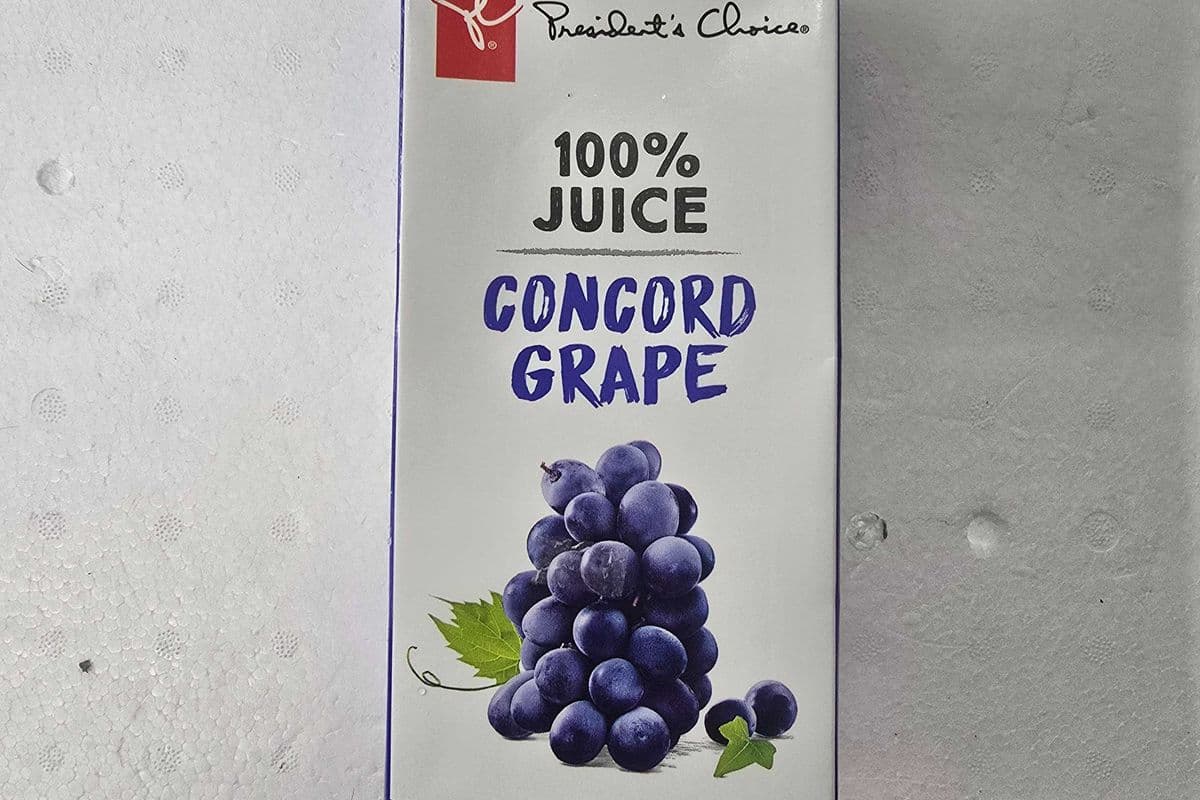 PC concord grape 100% juice 1L (1L)