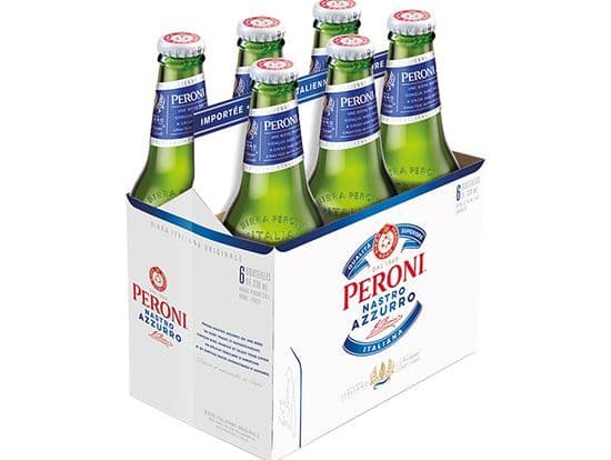 Peroni Nastro Azzurro 6Pack, 330mL import (5.1% ABV)