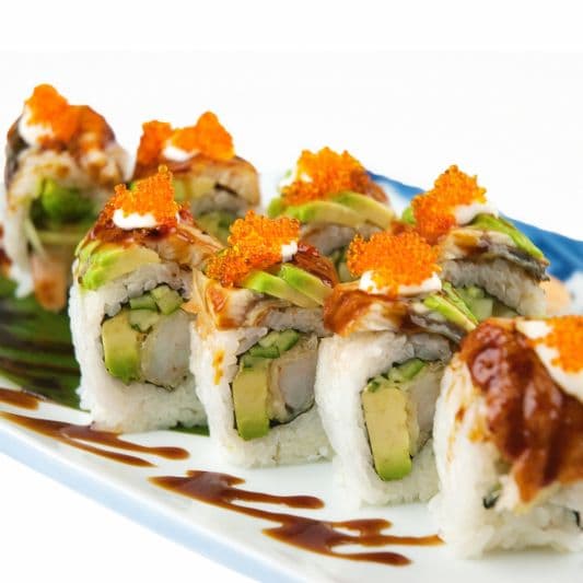 Green Dragon Roll (10- pcs)