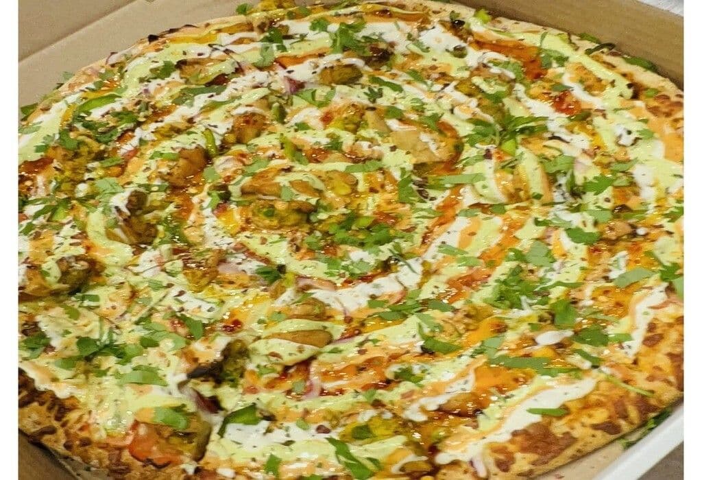 Samosa Chaat Pizza - SMALL