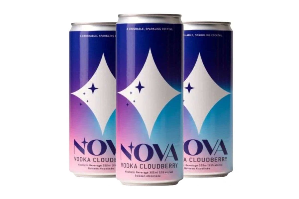 NOVA VODKA CLOUDBERRY 4 PK (4 x 355ml)