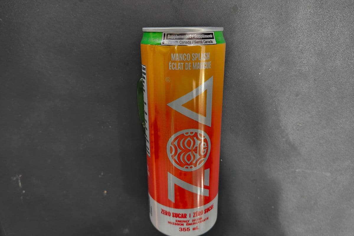 ZOA zéro sucre Mango Splash 355ml