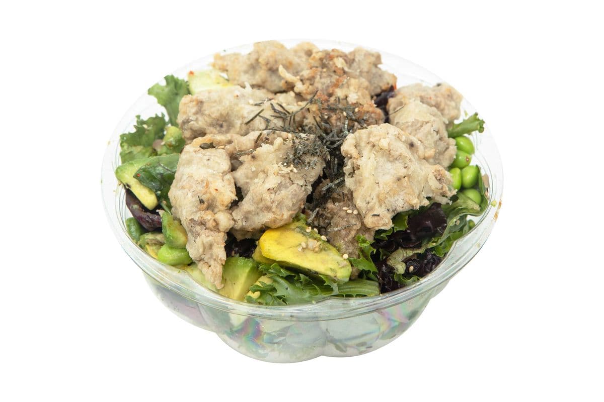 Poké au poulet végétarien