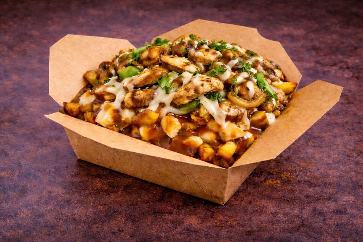 Chicken Fajitas Poutine