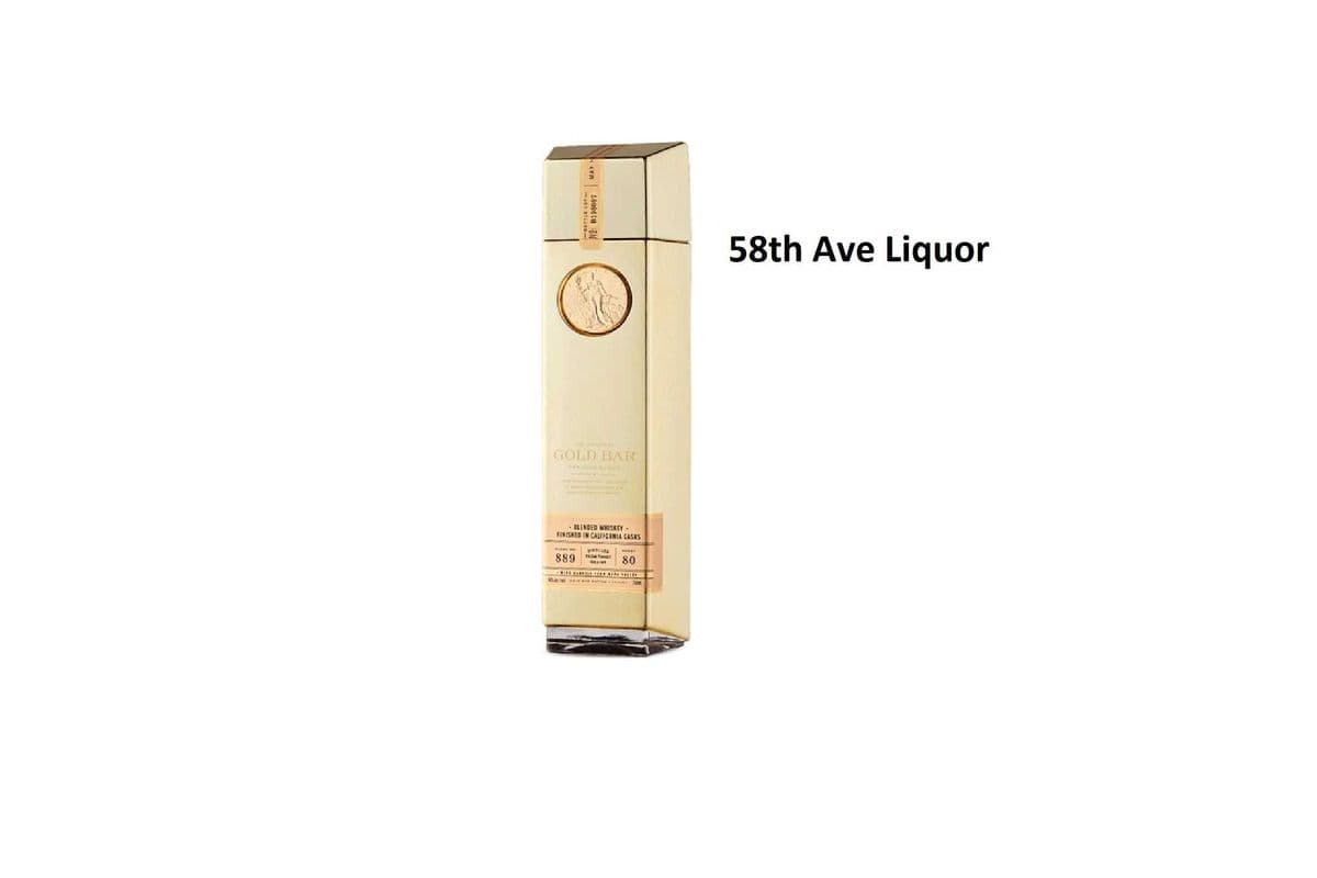 GOLD BAR AMERICAN WHISKEY 750ML (1 x 750ML)