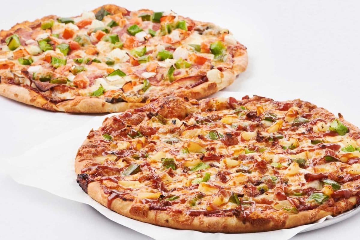 2 Medium Combo Pizzas