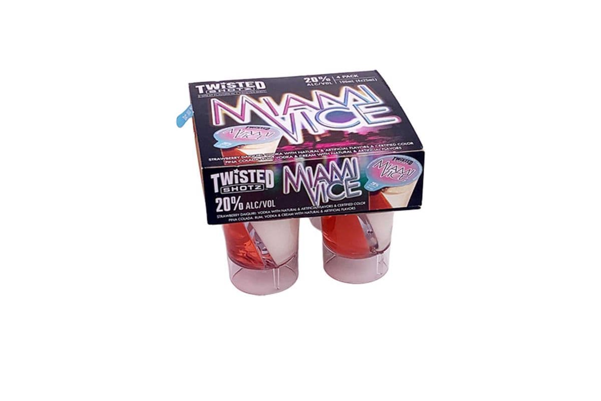 Twisted Shotz Miami Vice (1 x 4 pack)