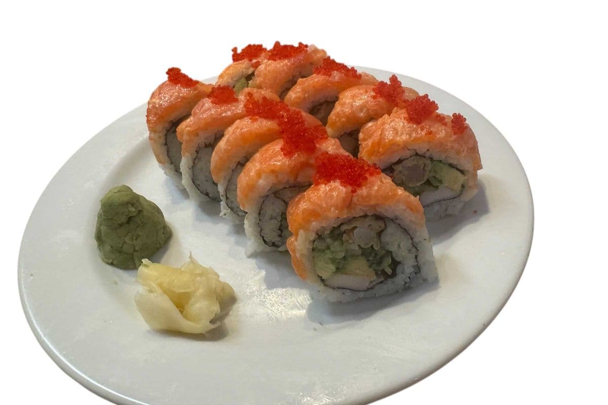 S15) Spicy Salmon Dragon Roll (10pcs)