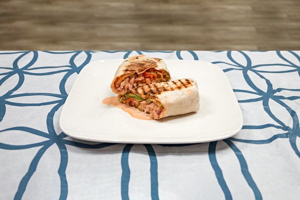 Chatpata Aloo Tikki Wrap