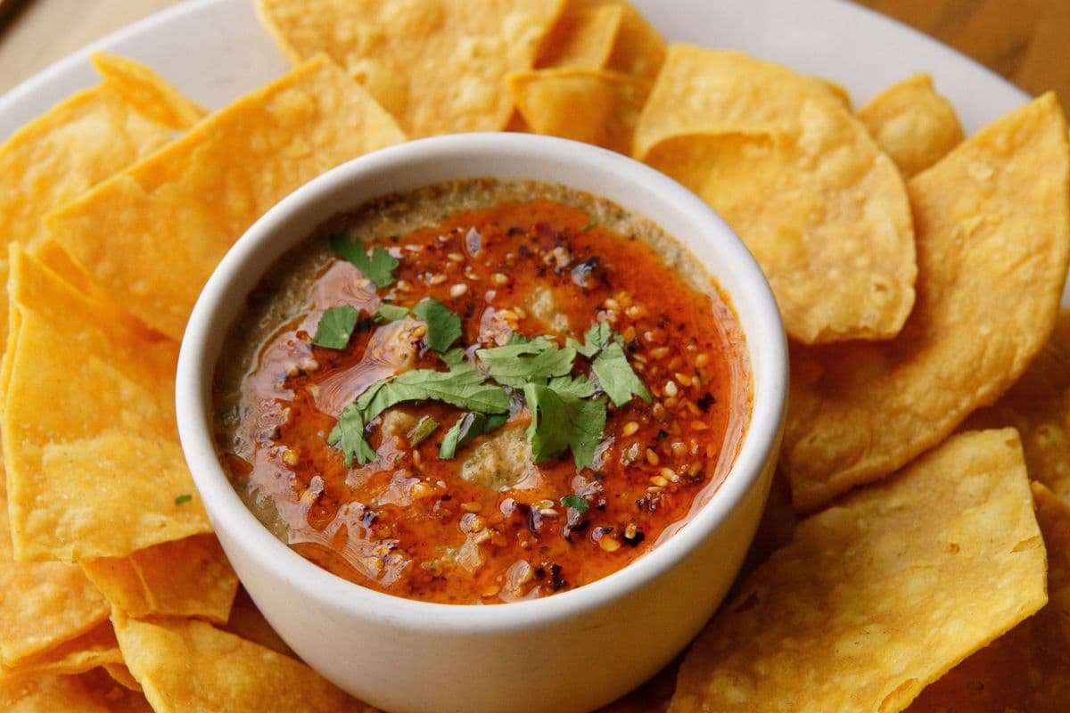 Chips and Pepita Dip