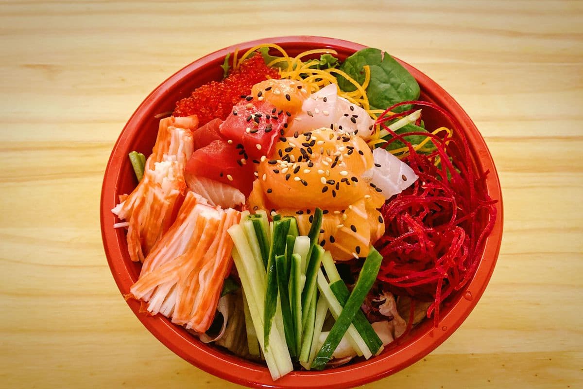 Spicy Sashimi Donburi