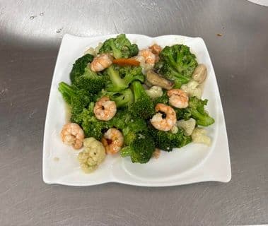 Shrimp with Mixed Vegetables / 虾杂菜