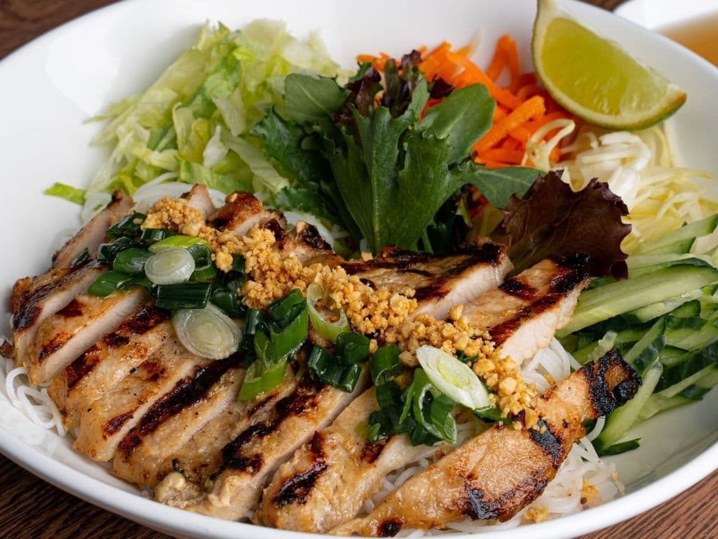 Grilled Pork & Roll