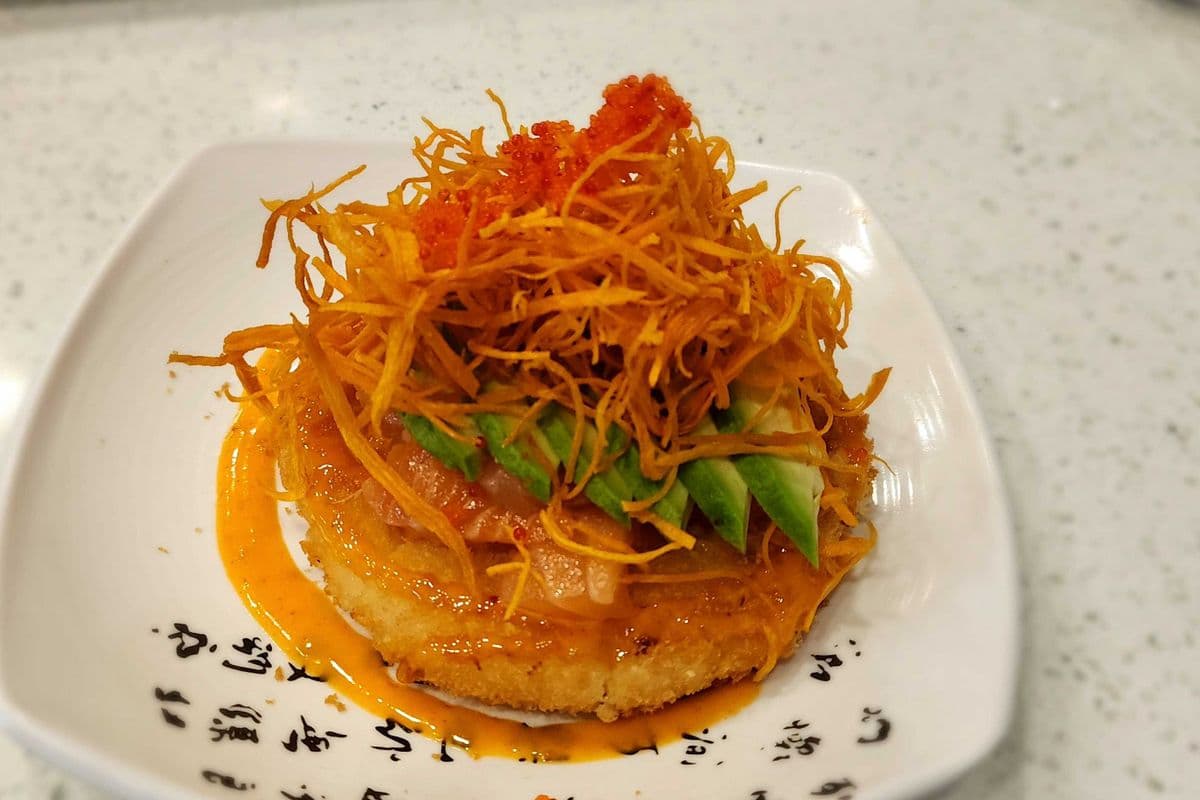 Salmon Sushi Pizza