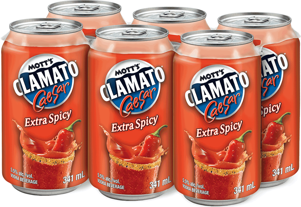 Clamato Spicy 6 can (6 x 355 ml cans)