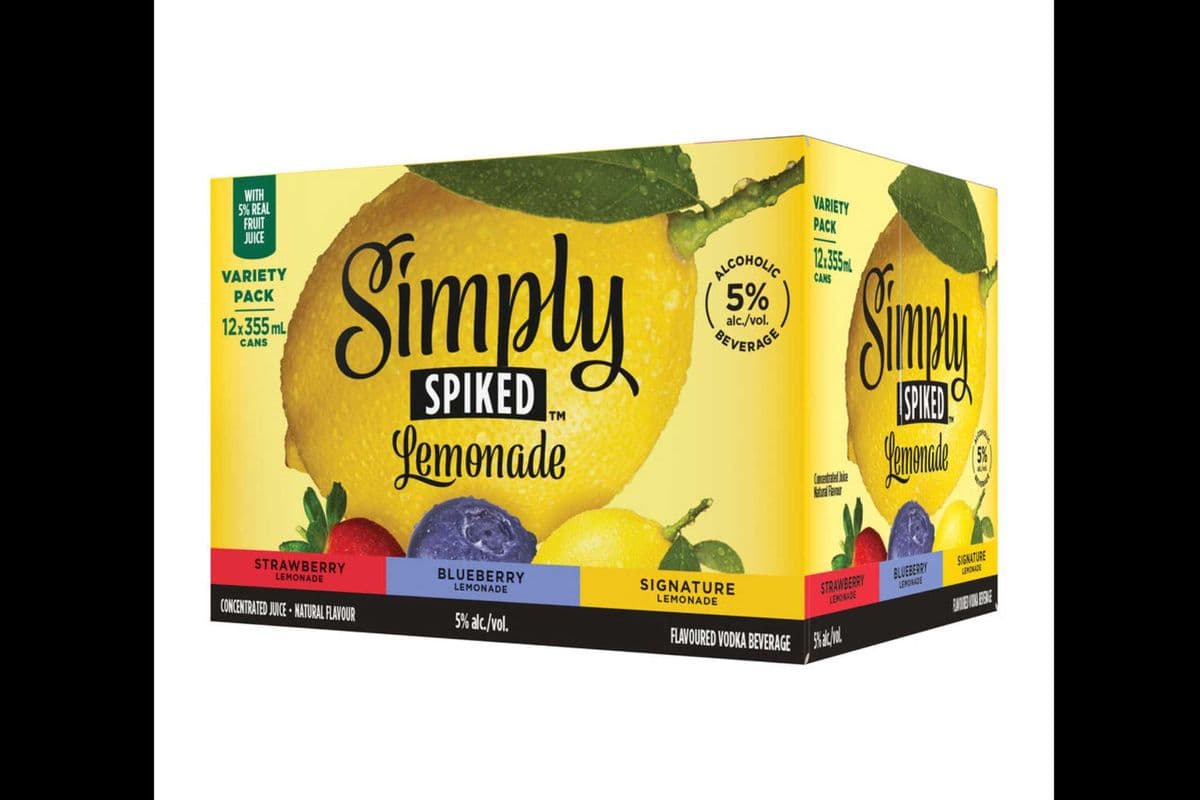 Simply Spiked Lemonade Variety Pack (12 x 355 ml)