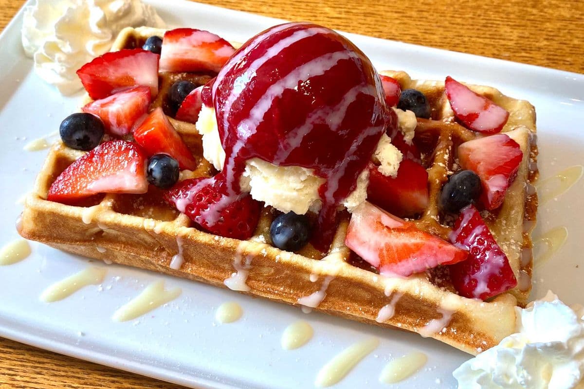 Mixed Berry Waffle