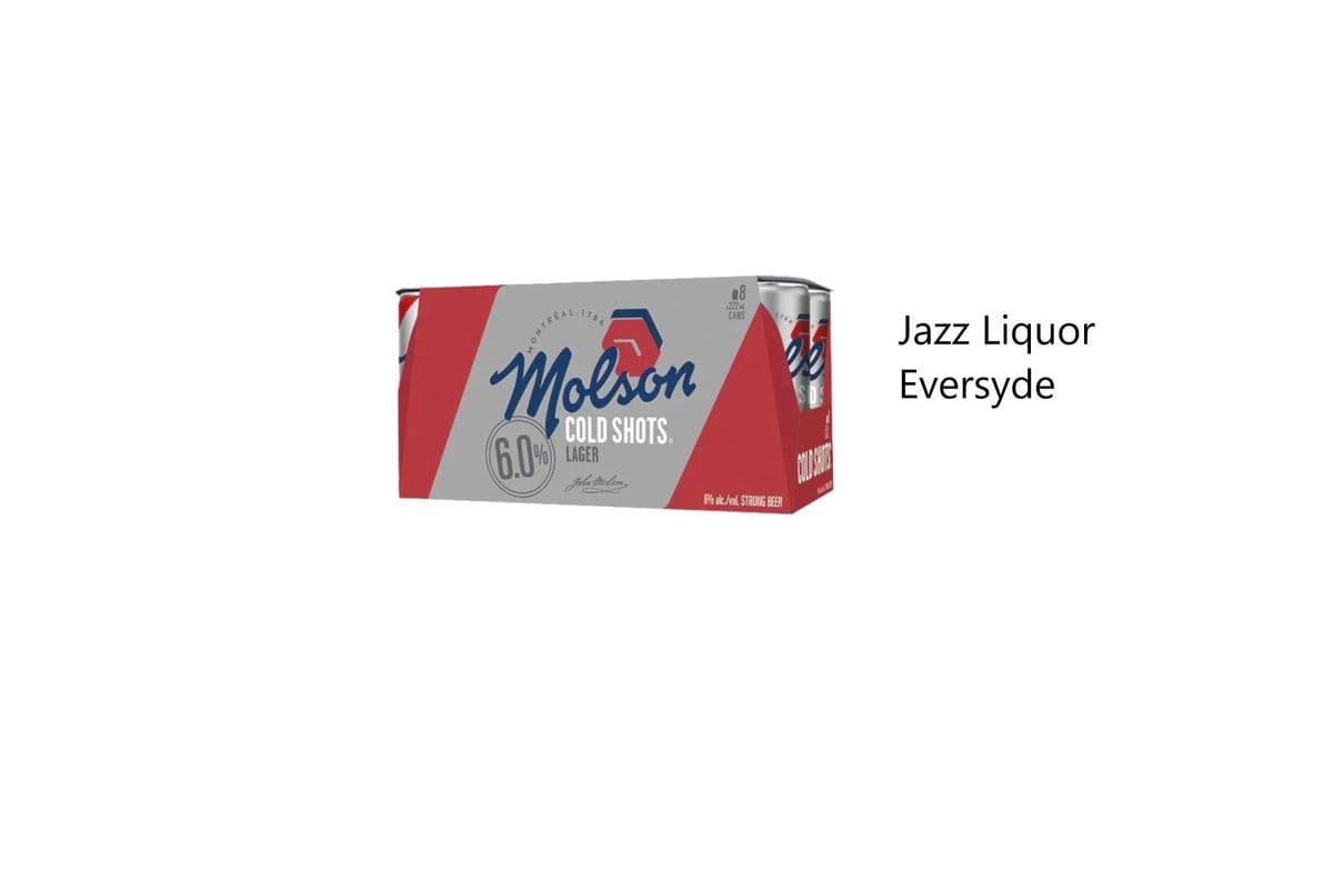 MOLSON COLD SHOTS CANS (1 x 1X8PKCX222ML)