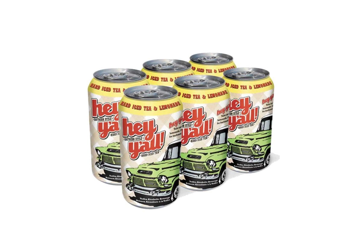 Hey Y’All Hard Iced Tea & Lemonade (6 cans) (6 x 355ML)