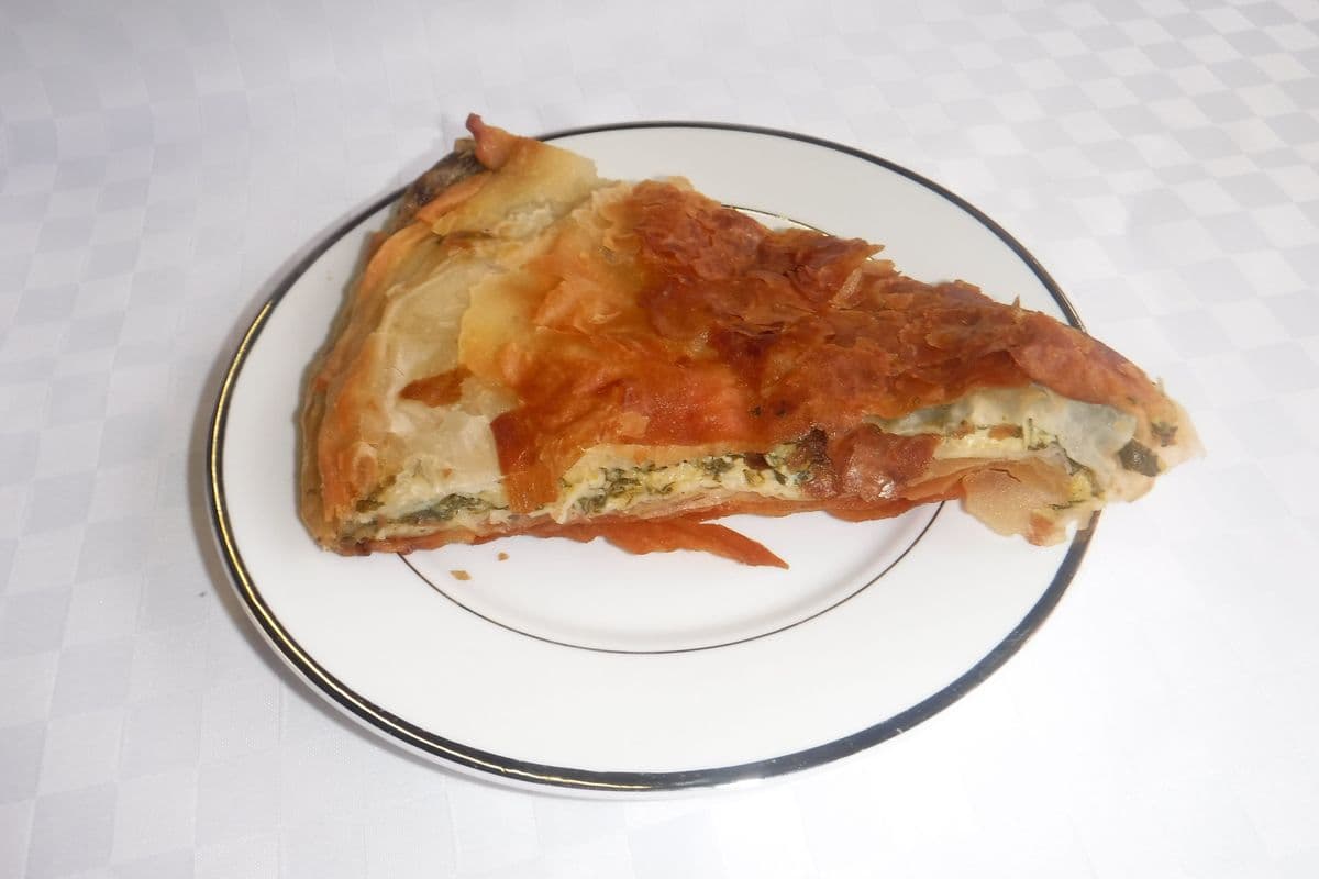 Homemade Spinach and Feta Pie