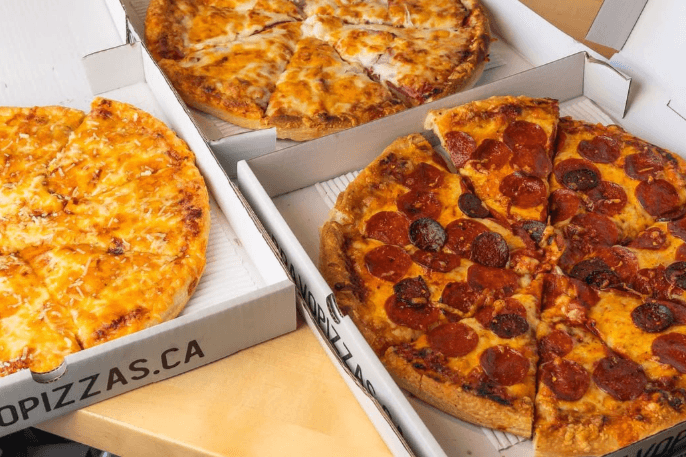 Family Deal 1 B - Two 14" X-Large Pizzas with Wings (1 lb) + 2L Pepsi