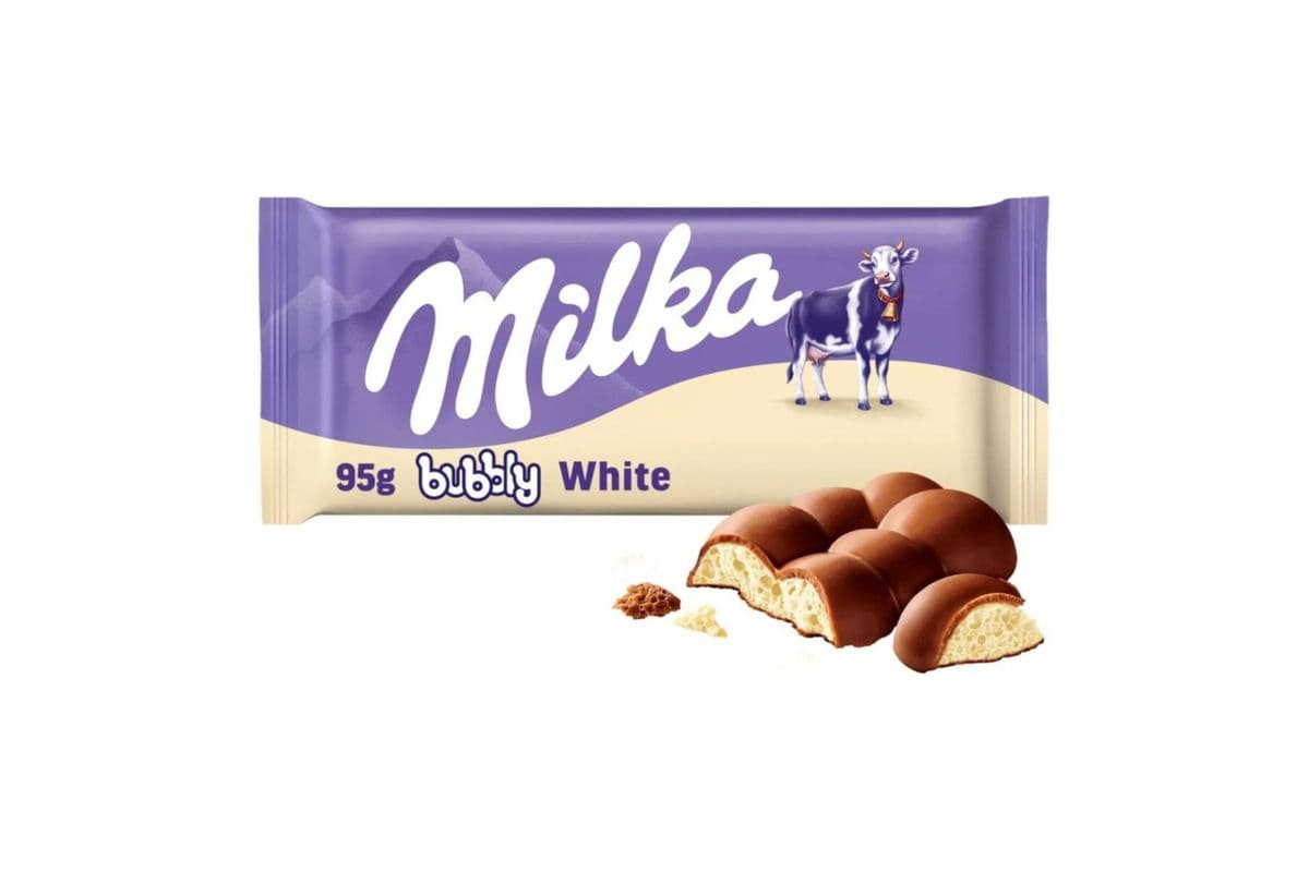 Milka Bobby White (95 g)