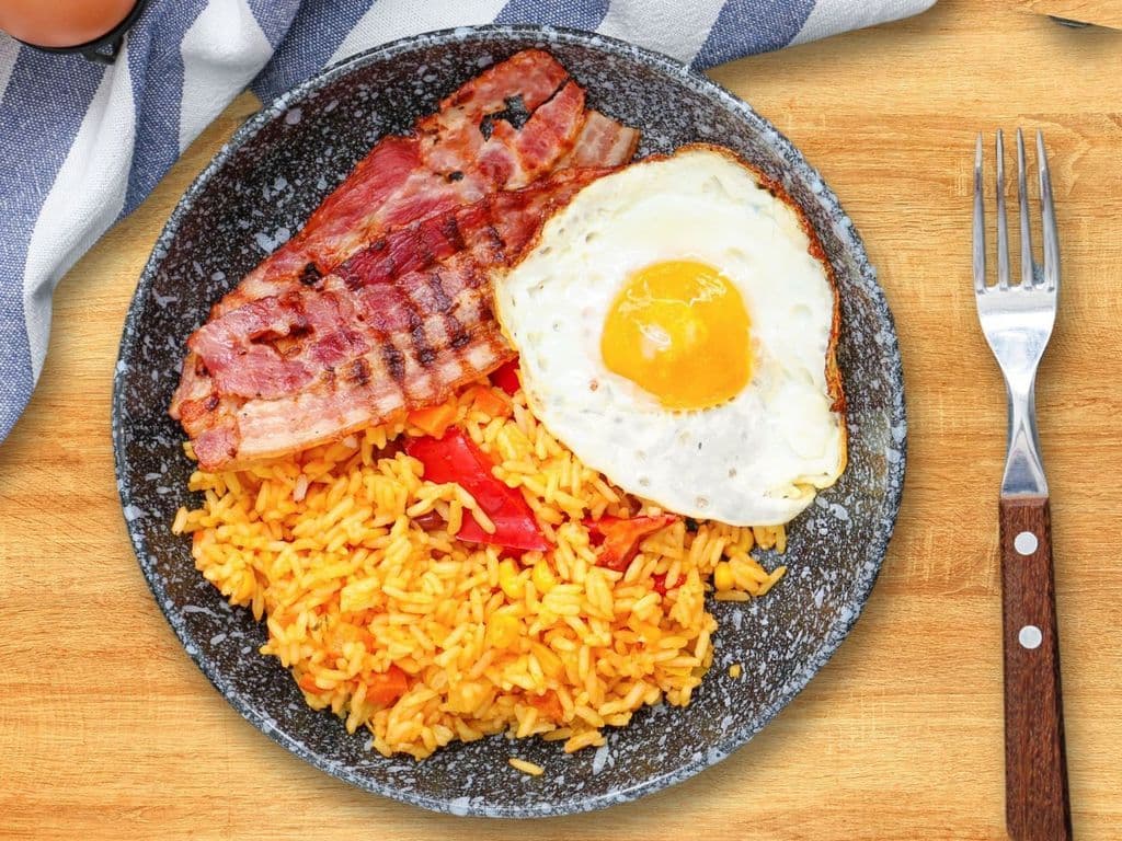 B7- Budget Bacon and Egg Meal