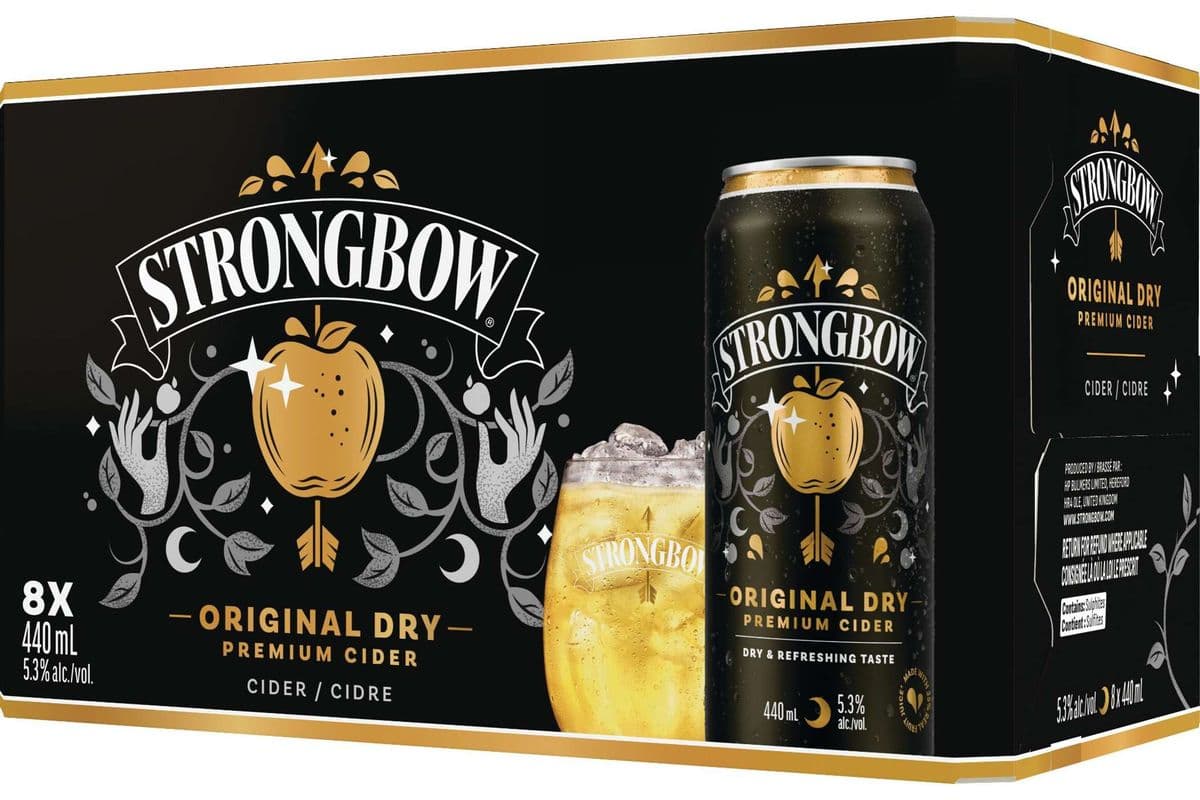 Strongbow Cider 440ml 8pk Can