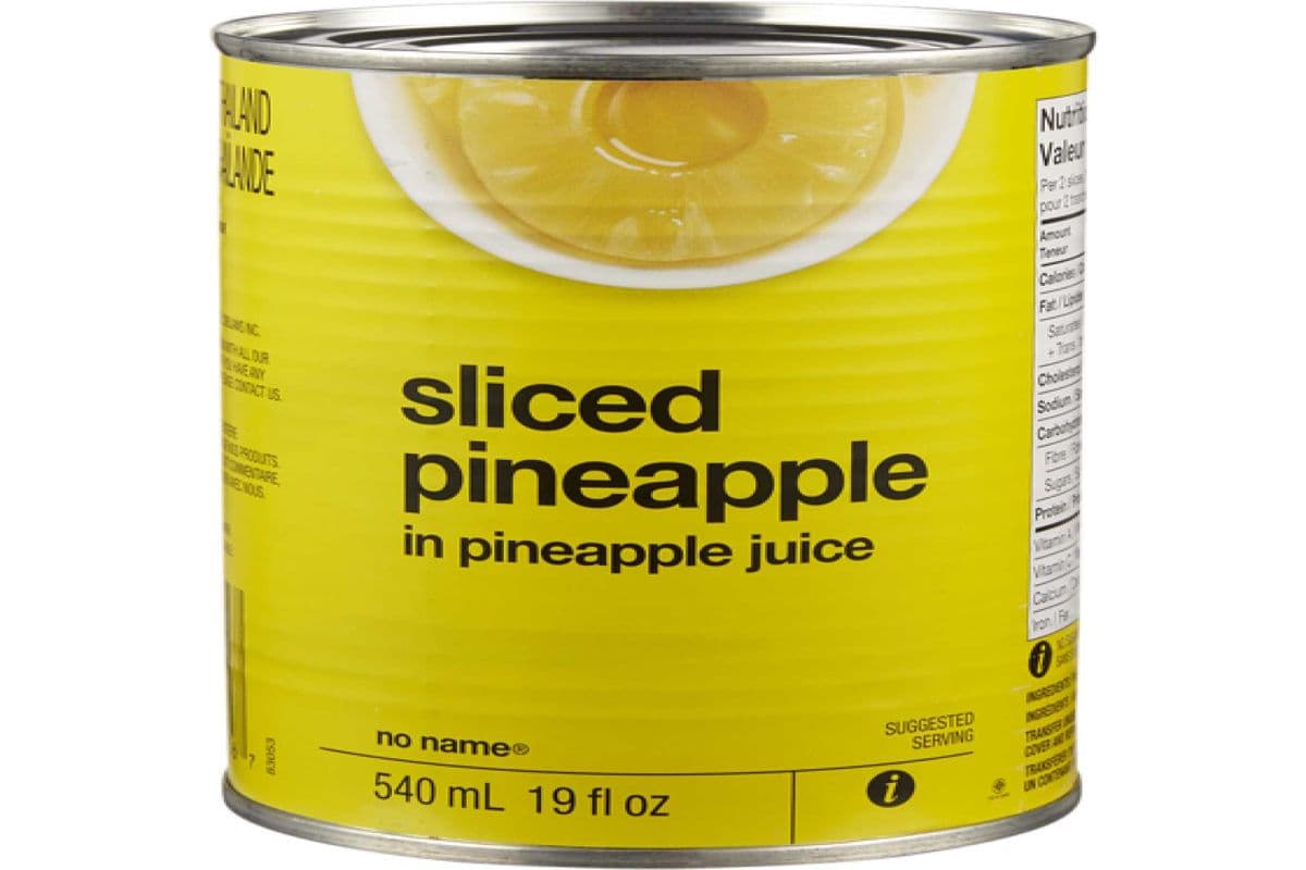 No Name - Sliced Pineapple (In Pineapple Juice) (540 ml)
