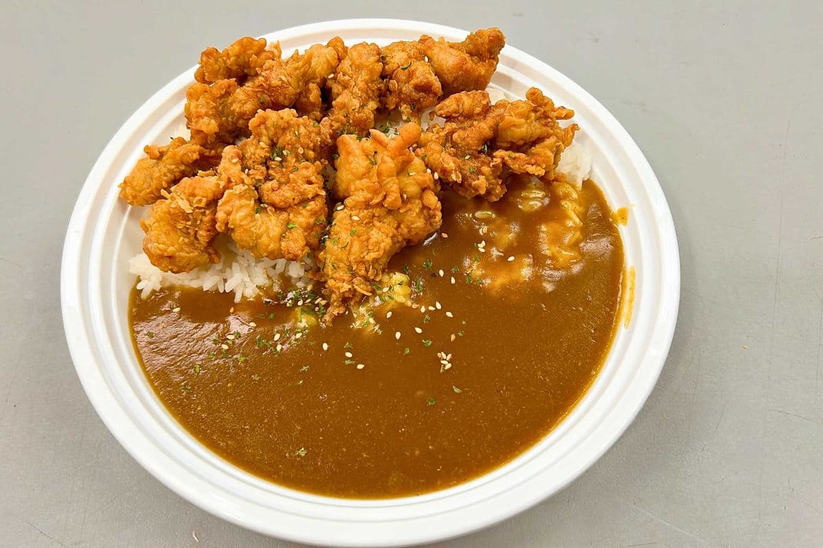 Fried Chicken Curry Rice Bowl