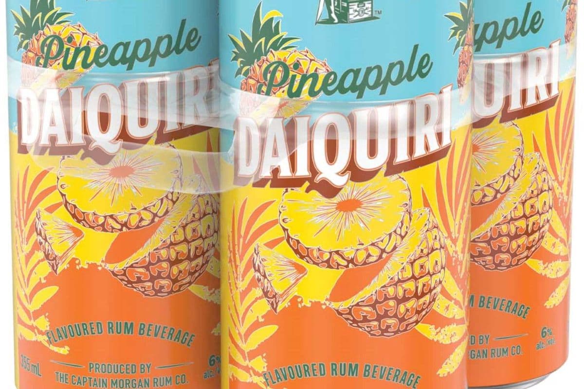 CAPTAIN MORGAN PINEAPPLE DAIQUIRI (4 PACK) (4 x 355ML CAN)