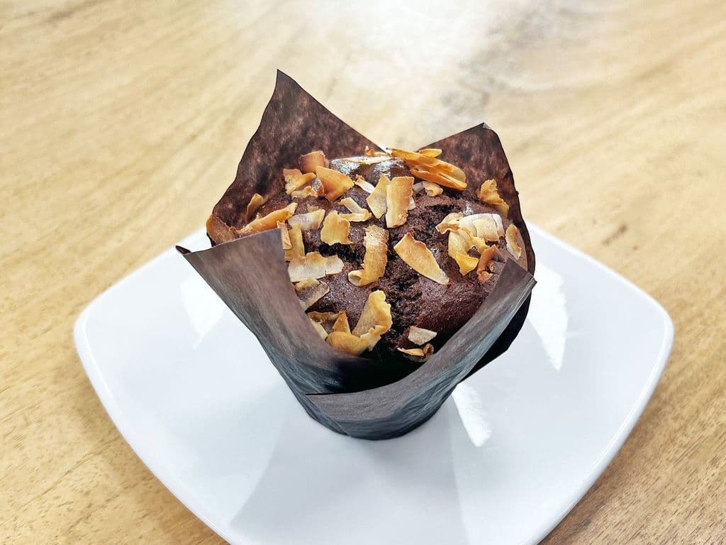 Chocolate Banana Coconut Muffin