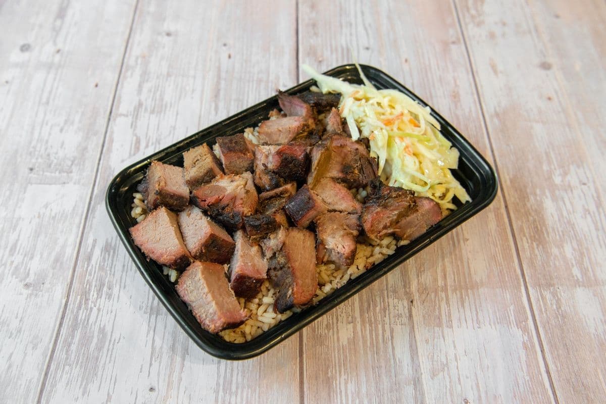 Large Jerk Pork with Rice and Peas (Boneless)