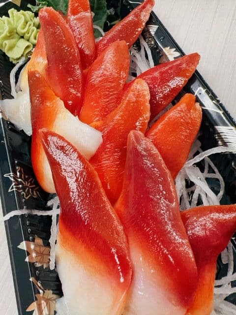 Surf Clam (Hokkigai)Sashimi (6pcs)  / 北极贝刺身