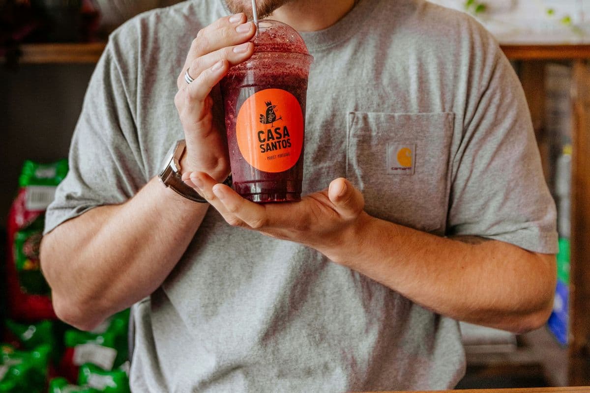 Smoothie aux baies