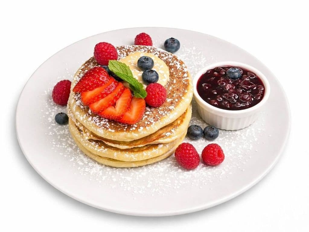 Butterfly Pancake Stack