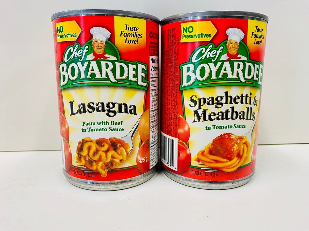 Chef Boyardee Canned Lasagna (Pasta with Beef in Tomato Sauce-425 g)