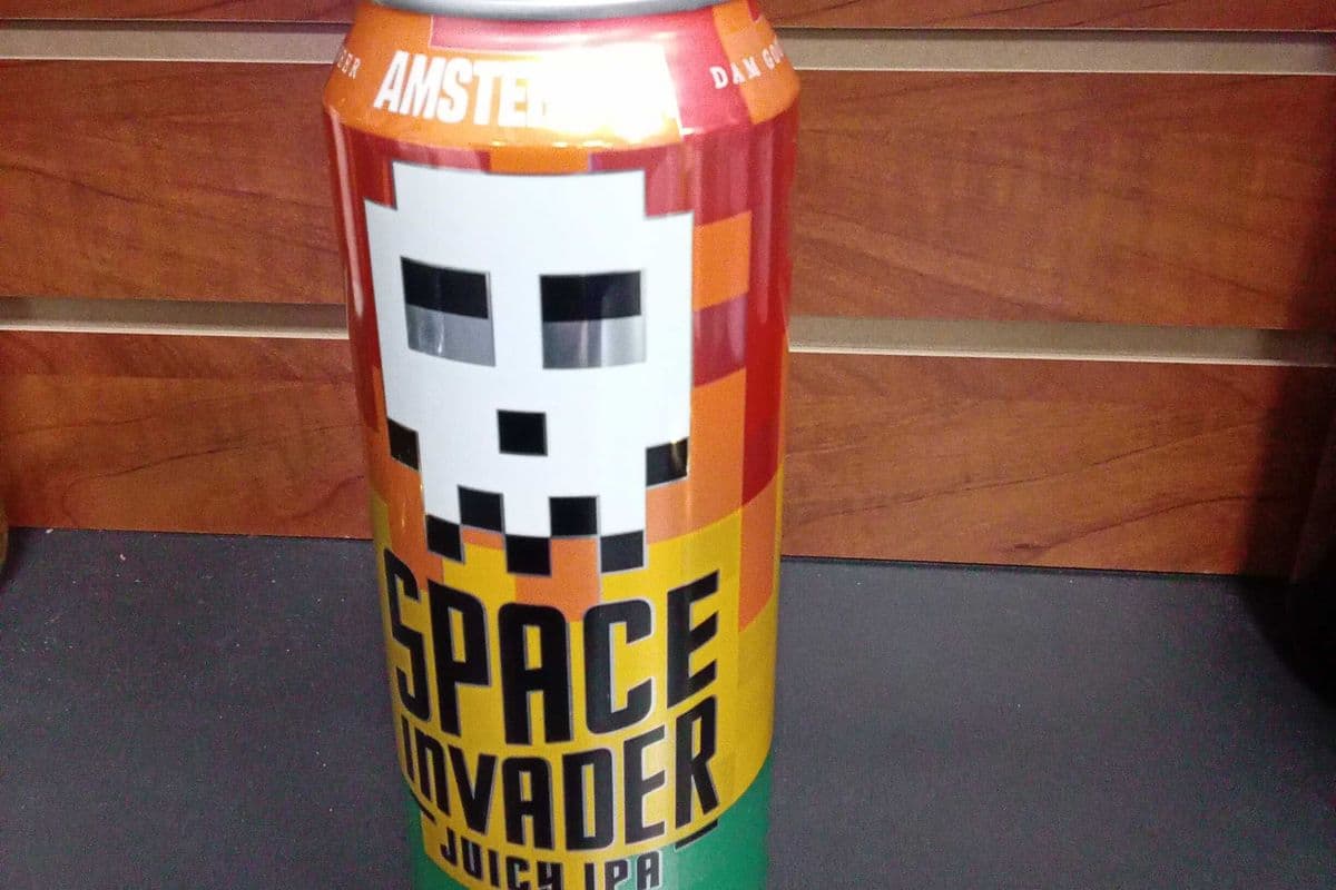 Space invader juicy IPA 568ml (1 x 473ml)